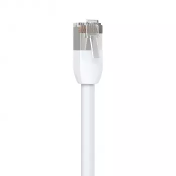 Kabel krosowy Ethernet UBIQUITI UACC-CABLE-PATCH-OUTDOOR-1M-W Cat5e RJ-45 do RJ-45, 1 m, biały, S/UTP, płaszcz TPE