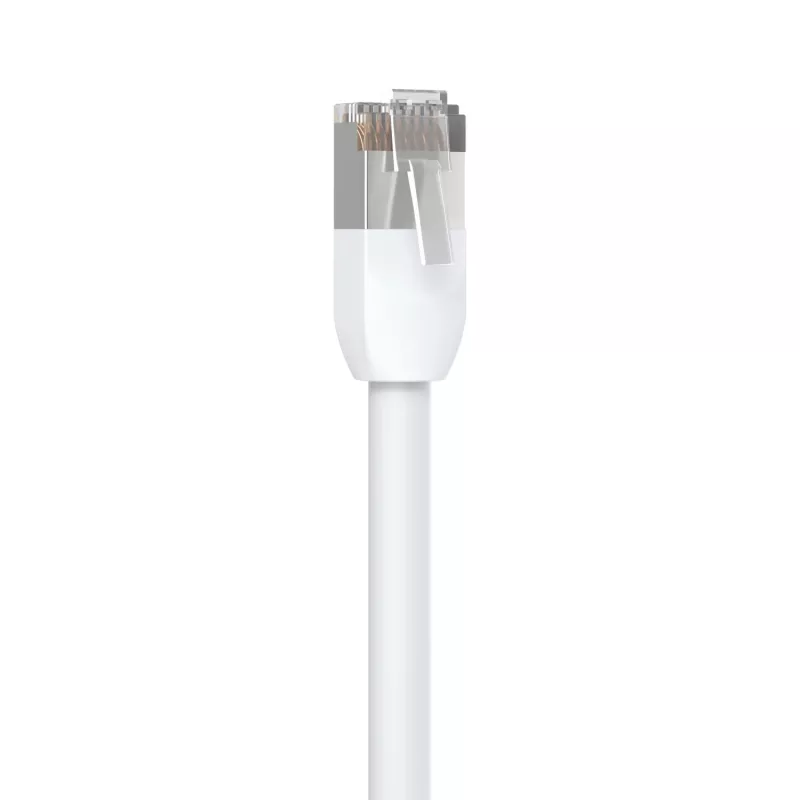 Kabel krosowy Ethernet UBIQUITI UACC-CABLE-PATCH-OUTDOOR-1M-W Cat5e RJ-45 do RJ-45, 1 m, biały, S/UTP, płaszcz TPE