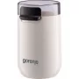 Gorenje | Młynek do kawy | SMK150SW | 150 W | Pojemność na ziarna kawy 45 g | Wyłącznik bezpieczeństwa pokrywy | Biały
