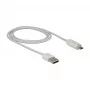 Kabel USB DeLOCK 1m USB 2.0 USB A Micro-USB B Biały