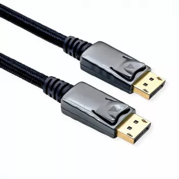 Kabel DisplayPort ROLINE 11.04.5868 3 m Czarny Srebrny