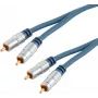 Kabel audio ShiverPeaks 40103MHQ, 2-żyłowy, proste wtyki, 3,0 m