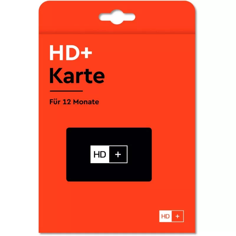 HD plus HD+ Karta z 12-miesięcznym pakietem kanałów HD+