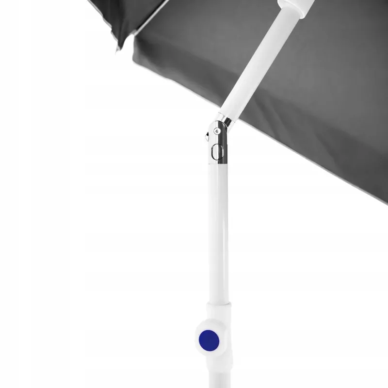 Składany parasol ogrodowy Extralink Black Forest 2 m, szary
