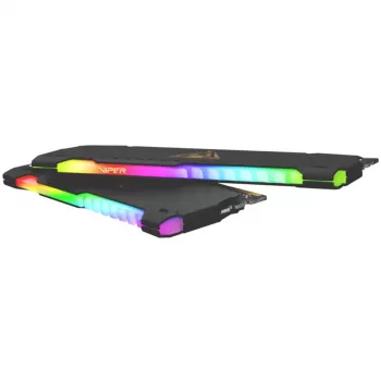 32 GB Patriot DIMM 3600 (2x 16 GB) Dual-Kit (schwarz, PVSR432G360C8K, Viper Steel RGB, INTEL XMP)