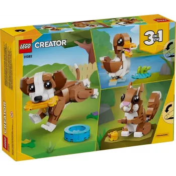 LEGO CREATOR 3 W 1 31382 Słodkie Zwierzątka: Wesoły Szczeniak