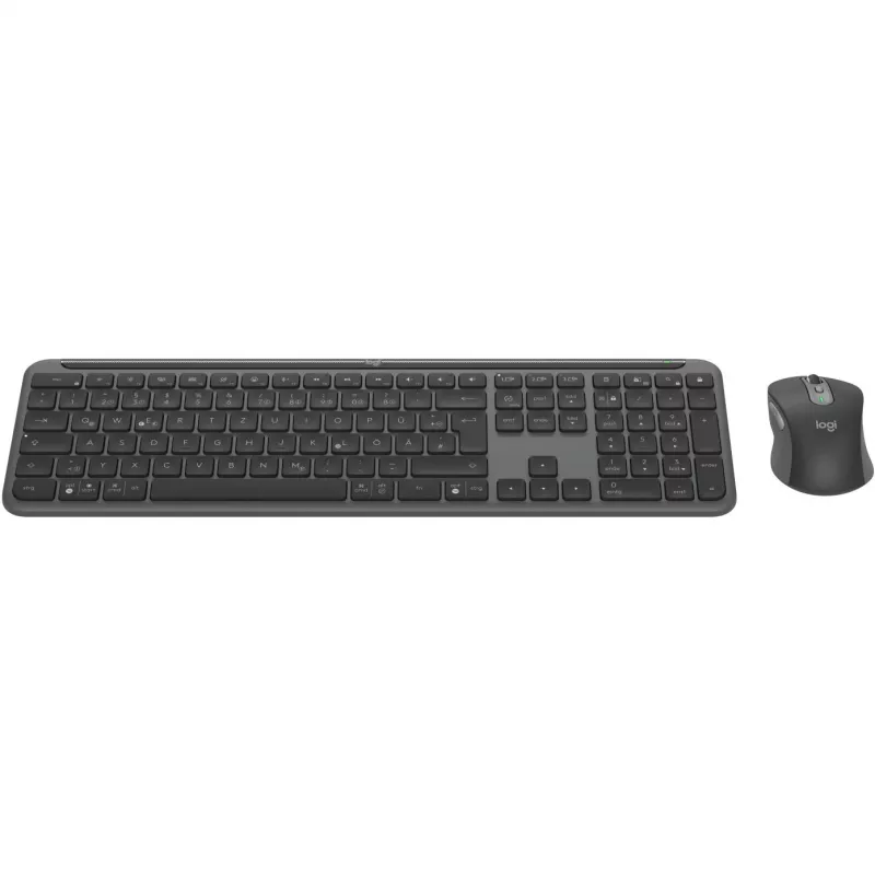 Logitech 920-012483 klawiatura mysz included Office RF Wireless + Bluetooth QWERTZ German Graphite