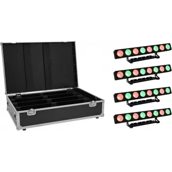 Zestaw paneli LED EUROLITE PMB-8 COB QCL 30W — 4 szt.