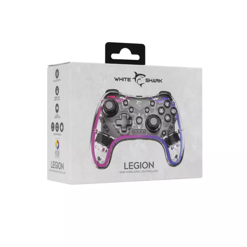 Bezprzewodowy gamepad White Shark GPW-8039 – ergonomiczny kontroler bezprzewodowy, kompaktowa konstrukcja