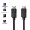 Kabel DisplayPort Qoltec 50373 2 m Czarny