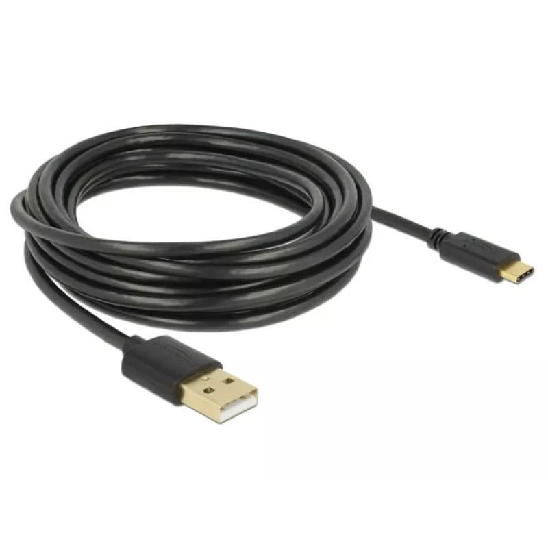 Kabel USB DeLOCK 83669 USB 2.0 4 m USB A USB C Czarny
