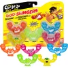 Heroes of Goo Jit to - Meteor Madness Goo Slingers Hyper Blast Slingers, Play Figurine 5er-Pack