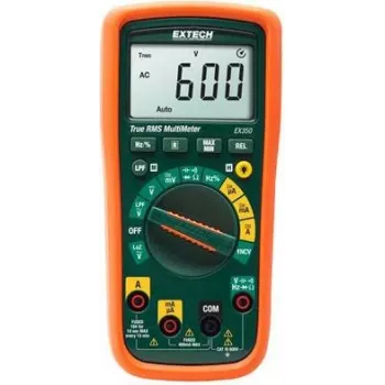 Extech EX350 multimetr cyfrowy ręczny CAT III 600 V Wyświetlacz (liczba): 4000 (EX350)