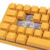 Klawiatura Ducky One 3 SF żółty do gier, USB, niemiecka, mechaniczna, RGB