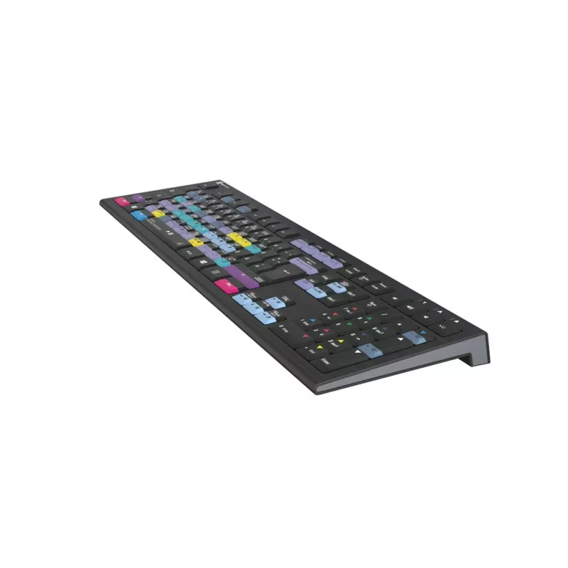 Logickeyboard ASTRA 2 klawiatura USB QWERTZ angielska czarna pełnowymiarowa 108 klawiszy