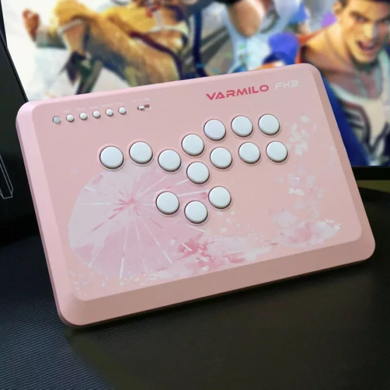 Gamingowy kontroler arkadowy Varmilo FK2 Sakura GAJO-952 przewodowy kompaktowy układ