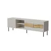TV cabinet cama meble INSERTO 3D1W 190x40x62 cm wykończenie cashmere z LED
