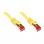 Kabel sieciowy Alcasa 0,25m kat. 6 S/FTP żółty