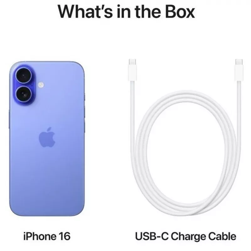 Smartfon Apple iPhone 16 6,1 cala 128 GB Niebieski