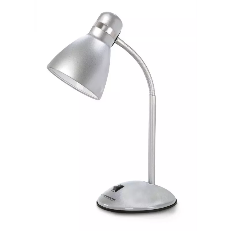 Esperanza ELD113S lampa stołowa E27 12 W LED srebrna