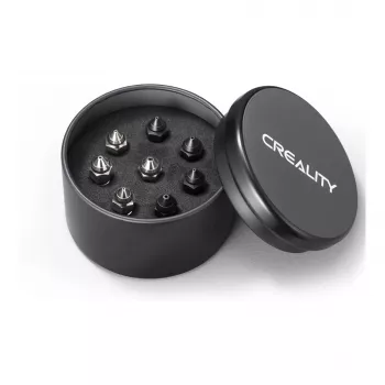 Zestaw wymiennych końcówek Creality 3D 4008030052 8 szt. czarny srebrny