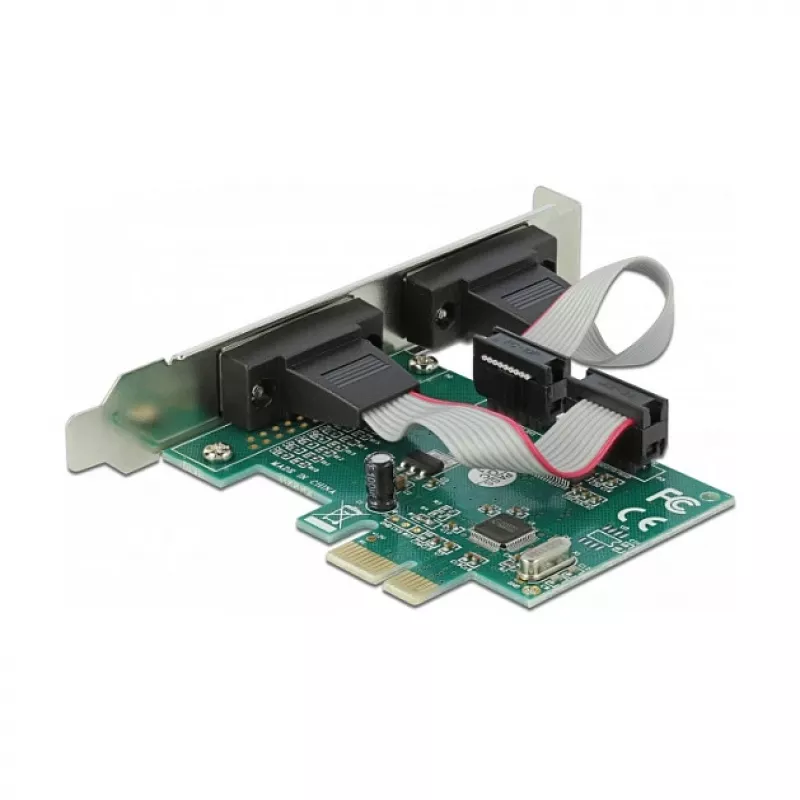 Karta DeLOCK PCI Express x1 na 2 x szeregowy RS-232