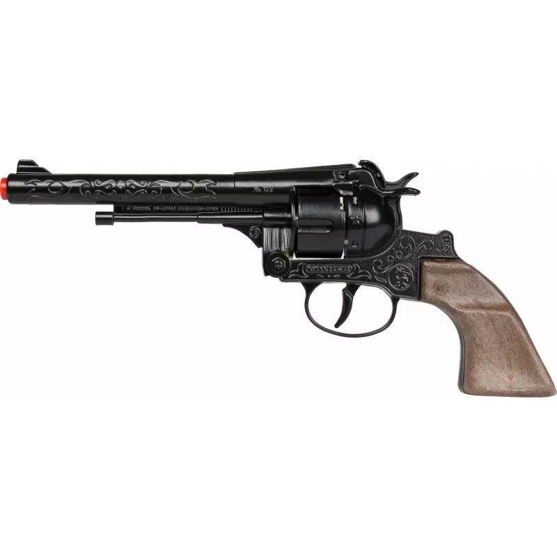 Pulio Metal Cowboy Revolver Gonher — metalowy rewolwer na kapiszony model 155122/6