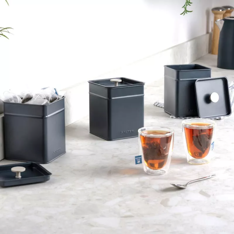 Plastikowy zestaw hermetycznych pojemników Salter BW124591EU7, 3 sztuki, pojemniki do przechowywania żywności