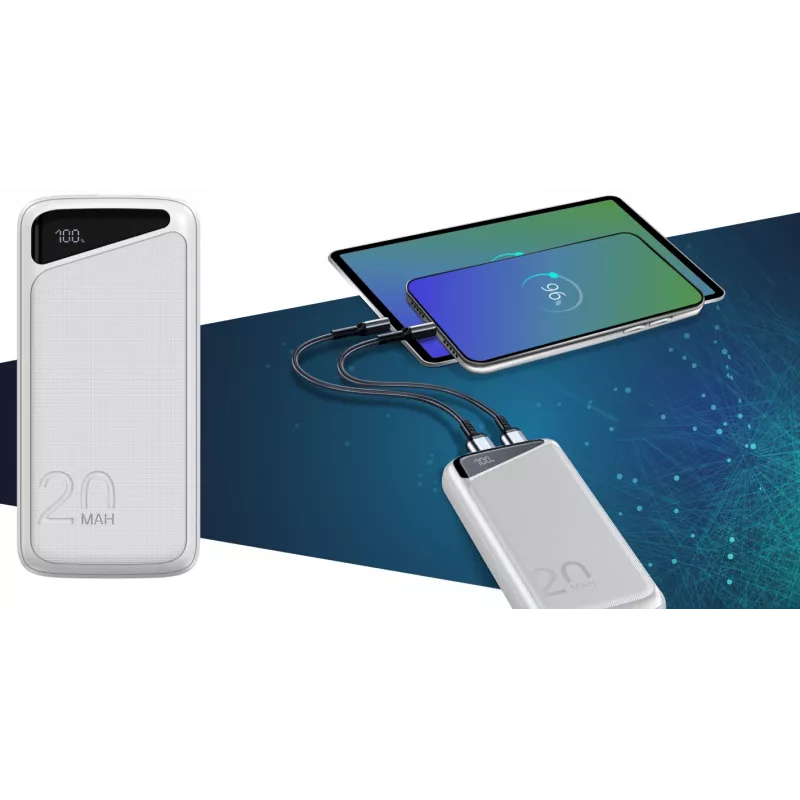 Przenośny powerbank Navitel PWR20 MX biały 20000 mAh