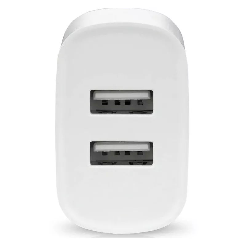 ŁADOWARKA SIECIOWA 2X USB 2,4A 12W BIAŁA