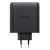 TRUST Maxo 100W 2-Port USB-C GaN Charger — 100 W, 2× USB-C, 20 V max, kabel 2 m, czarny