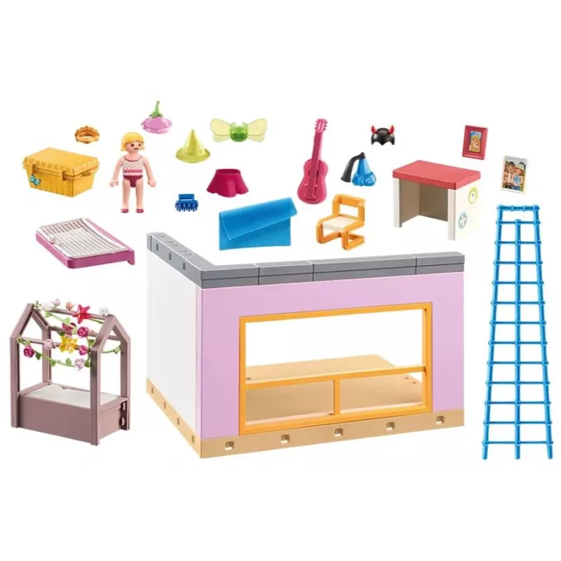 House Playmobil My Life Pokój dziecięcy Wielokolorowy 71610