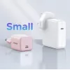 Zasilacz sieciowy UGREEN X512 20W USB-C PD szybkie ładowanie, różowy, wejście 100–240 V, 1× USB-C