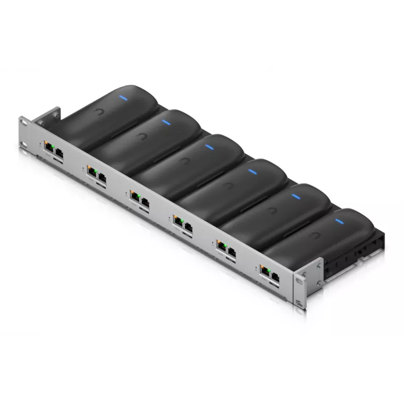 Półka rack Ubiquiti UACC-AI-Port-RM Czarna Szary Poliwęglan Stal