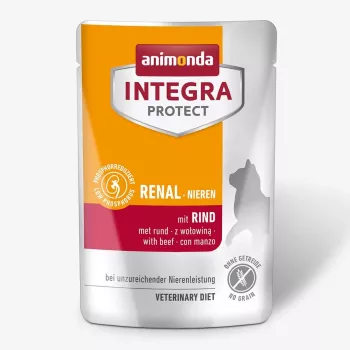 Mokra karma dla kota animonda Integra Protect Beef Renal Adult bezzbożowa 85 g saszetka
