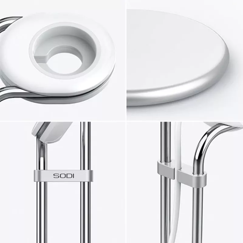 Stojak indukcyjny SAW-300 do Apple Watch srebrny