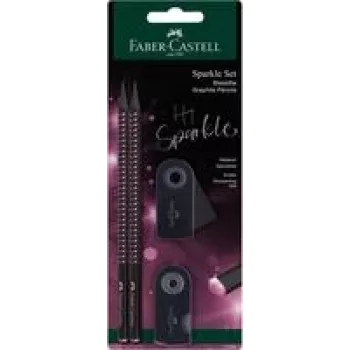 Ołówek grafitowy Faber-Castell 118296 B Czarna Róża 2 szt.