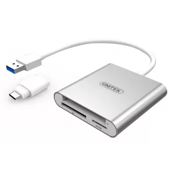 Czytnik kart pamięci Unitek USB3.0 + USB Type-C, 9313D (Y-9313D)