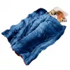 Dziecięcy śpiwór Deuter Starlight SQ (130-170 cm) - nightniebieski/redwood