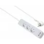 Listwa zasilająca helos ADVANCED 3-gniazdowa z ładowarką USB, biała, kabel 1,5 m