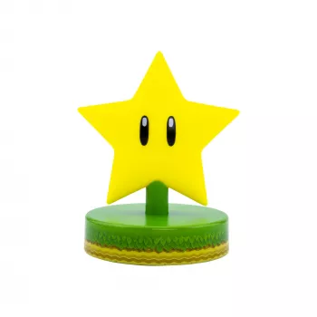 Lampa stołowa Paladone Super Mario Super Star Icon Light — dekoracyjna lampka nocna LED