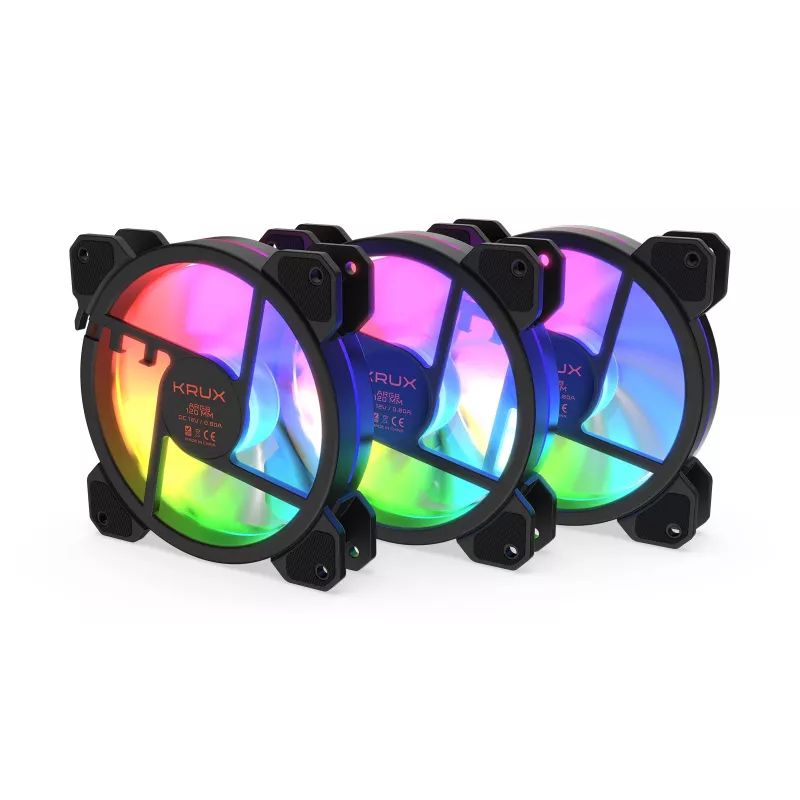 KRUX Lunar 120 ARGB 3-Pack Obudowa wentylatory