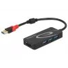 USB Hub DeLOCK 3.0 3 Port extern + 2 x SD Slot