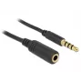 Kabel audio DeLOCK 84668 3m 3,5mm Czarny