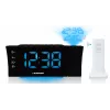 Blaupunkt CRP81USB radiobudzik z projektorem i ładowaniem USB, czarny