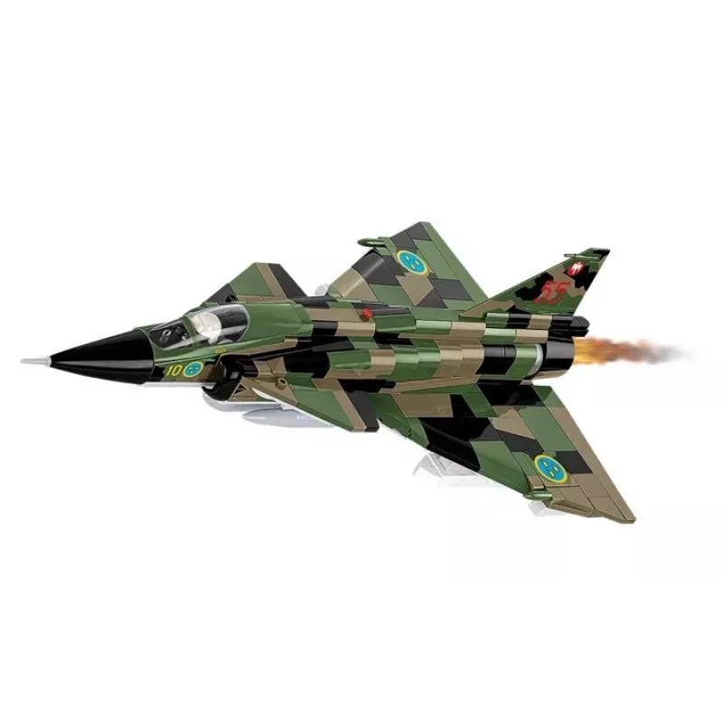 Zestaw konstrukcyjny Cobi Blocks Saab AJS 3 Viggen 911 szt. model do składania, 911 elementów