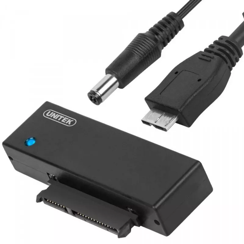 Karta interfejsu Unitek Y-1039, kabel USB w zestawie, 5 Gbit/s, czarna, plug-and-play