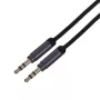 Gembird CCAP-444-1M Kabel audio 3,5 mm Czarny (CCAP-444-1M)
