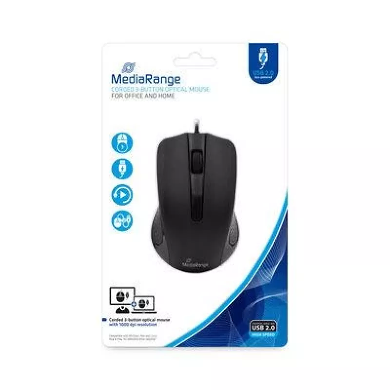 Mysz MediaRange MROS210 USB Type-A Optyczna