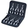 Precision Electronics Pliers Set ESD, 6-elementowy (czarny/szary, Wersja ESD, elektrycznie rozpraszająca)